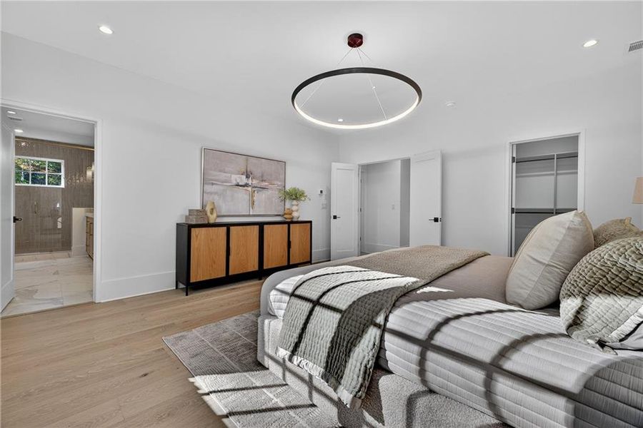 Furnished interior view inside a new home in , Atlanta (Image 47).