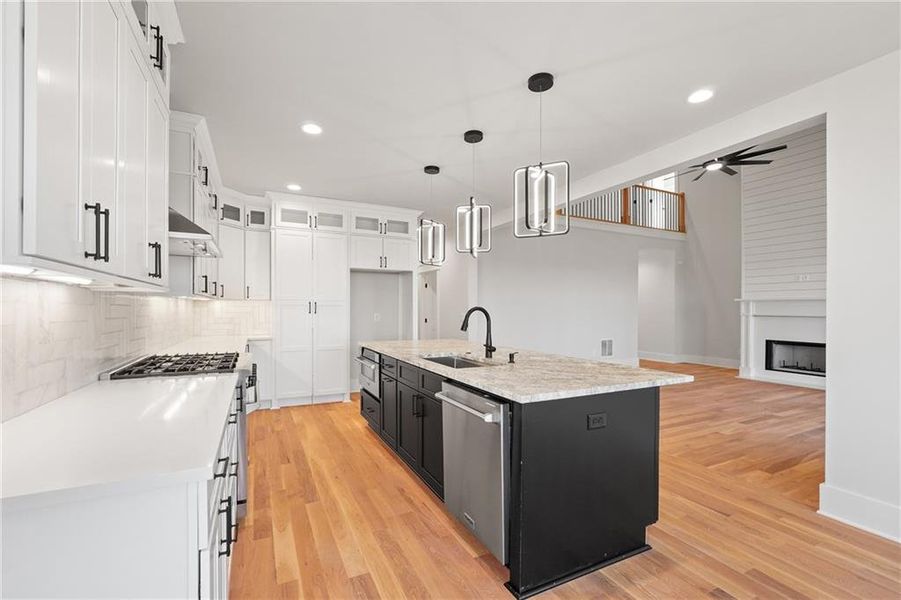 Furnished interior view inside a new home in , Dawsonville (Image 11).