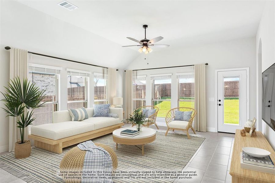 Furnished interior view inside a new home in Hampton Park, Glenn Heights (Image 17). Furnished interior view inside a new home in Hampton Park, Glenn Heights (Image 17).