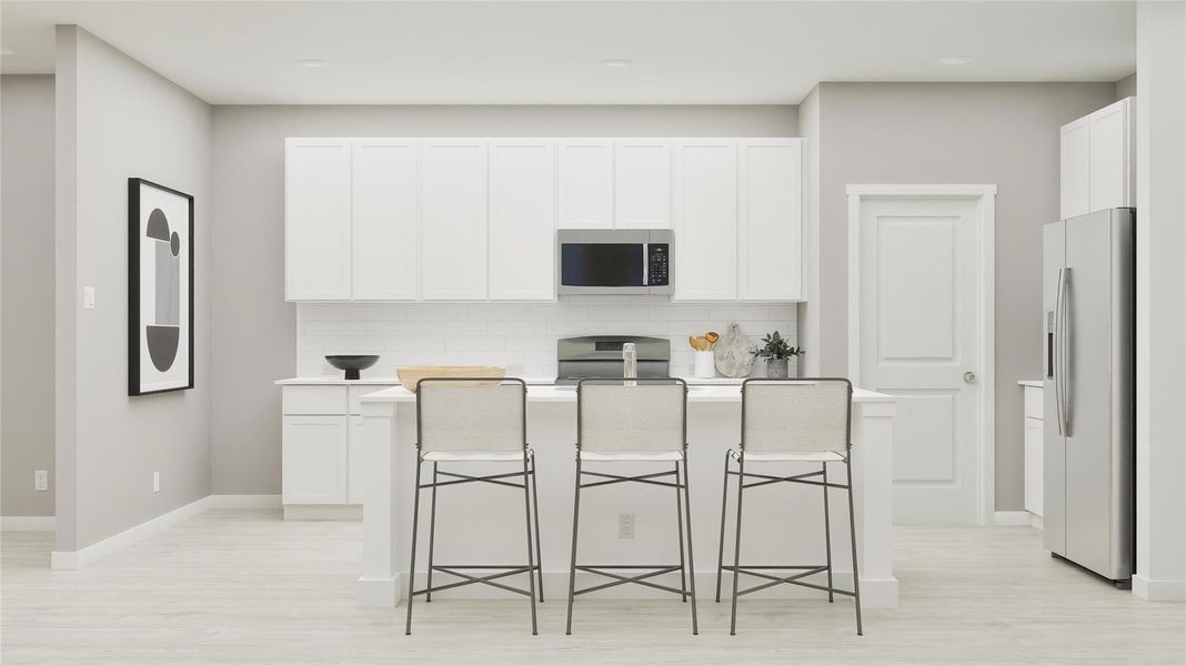 Furnished interior view inside a new home in Binford Creek, Waller (Image 5).