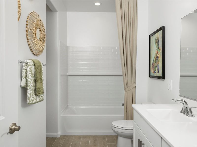 Furnished interior view inside a new home in Mandarina - Premier Series, Marana (Image 14).