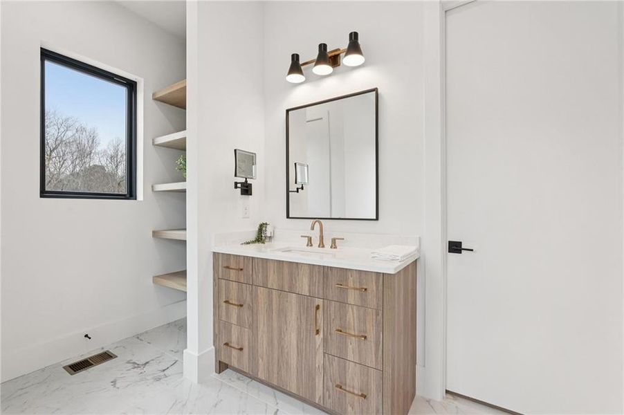 Furnished interior view inside a new home in , Roswell (Image 51).