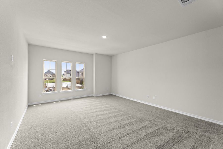 Representative unfurnished interior of a home built from the Chessel JS by Sandlin Homes in Timberbrook, Justin (Image 29).
