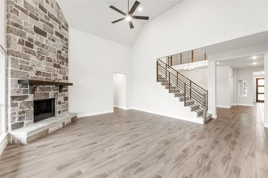 Spacious, unfurnished interior of a new home in Villages of Walnut Grove, Midlothian (Image 26).