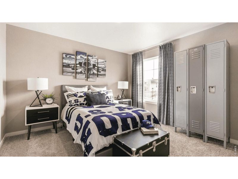 Furnished interior view inside a new home in Vantage, Berthoud (Image 6). Furnished interior view inside a new home in Vantage, Berthoud (Image 6).