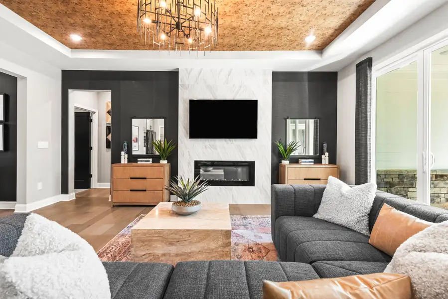 Representative furnished interior of a home built from the Maxwell by Fischer Homes in Easton Park, Dallas (Image 14).