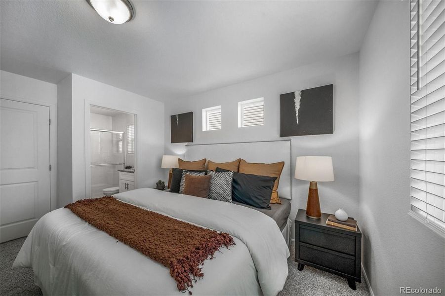 Furnished interior view inside a new home in Reunion, Commerce City (Image 14).