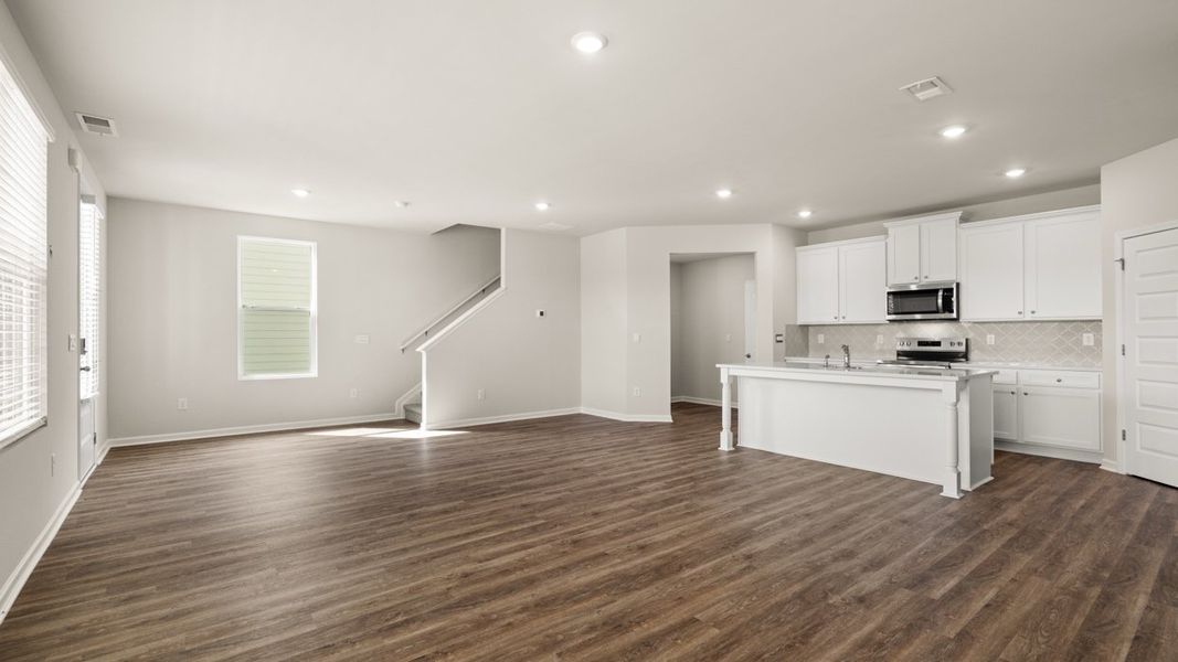 Spacious, unfurnished interior of a new home in Brookland Commons, Monroe (Image 11).