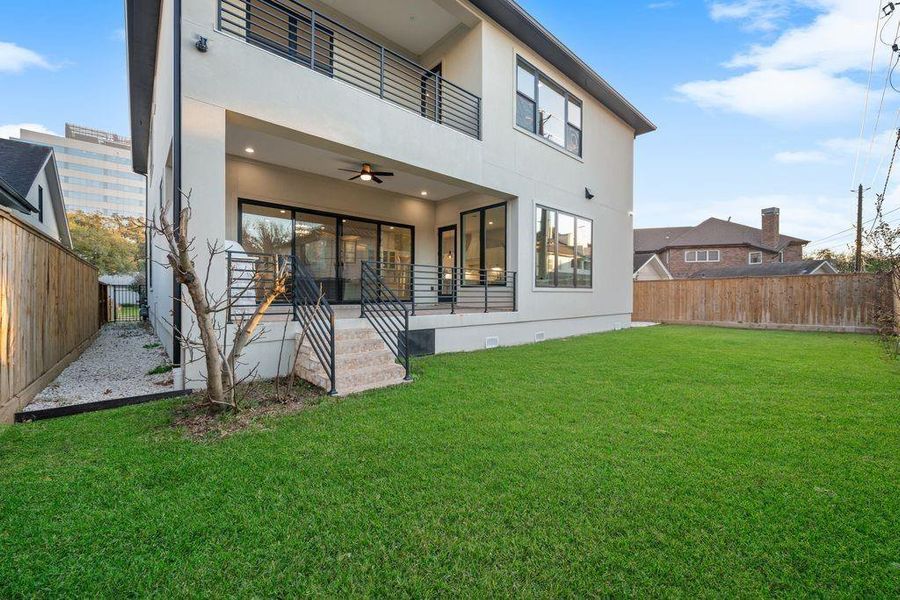 Exterior details and patio area of a home in , Houston (Image 24).