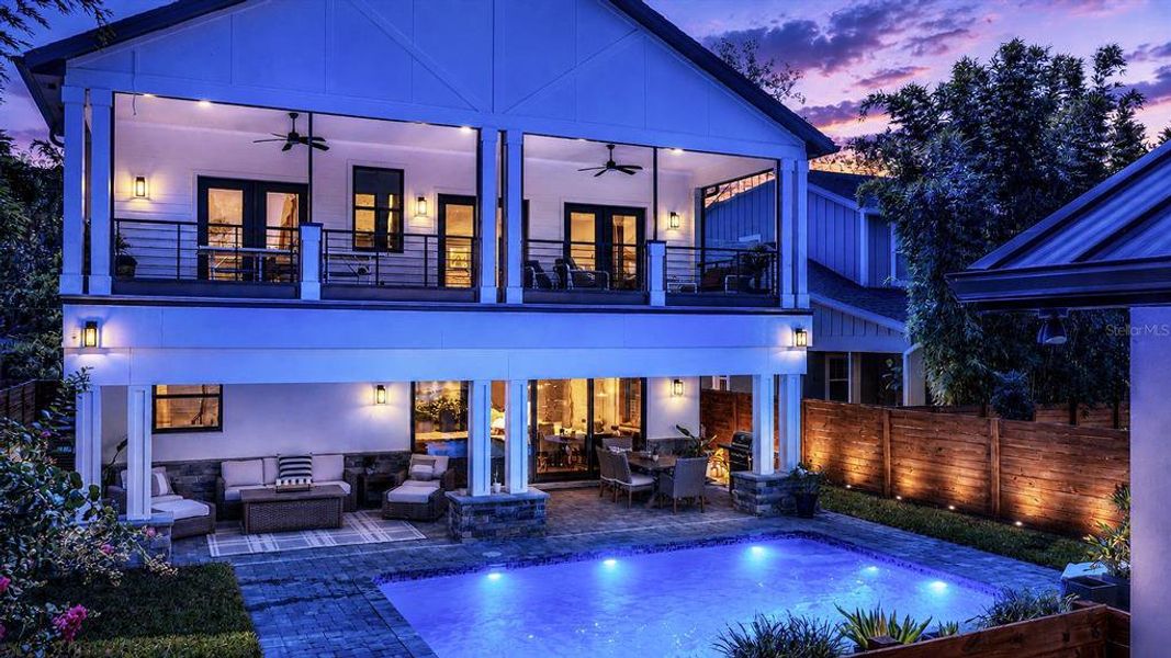 Exterior details and patio area of a home in , Orlando (Image 37). Exterior details and patio area of a home in , Orlando (Image 37).