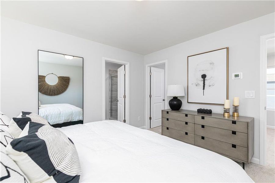 Furnished interior view inside a new home in , Powder Springs (Image 22).