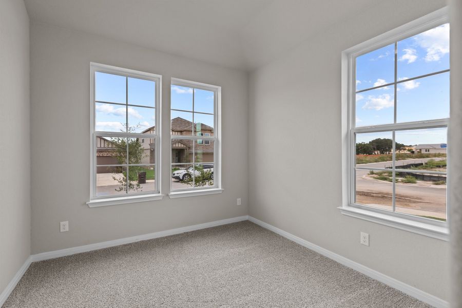 Representative unfurnished interior of a home built from the Keller by Beazer Homes in Hunter's Ranch, San Antonio (Image 11). Representative unfurnished interior of a home built from the Keller by Beazer Homes in Hunter's Ranch, San Antonio (Image 11).