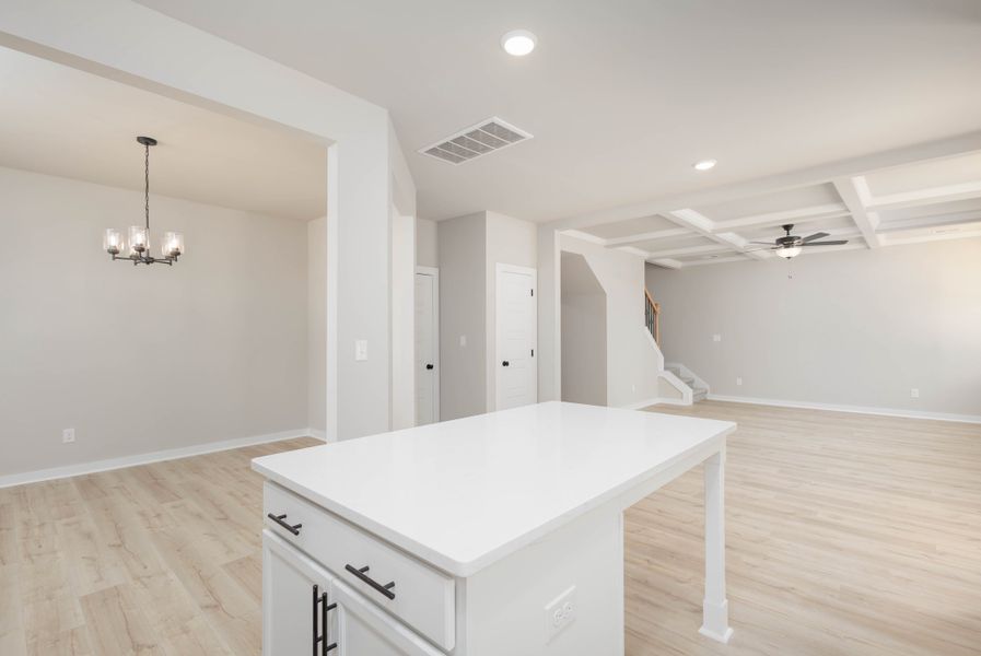 Representative furnished interior of a home built from the Hickory w/ Bonus Rm by Nason Homes in Woodland Farms, Dickson (Image 5). Representative furnished interior of a home built from the Hickory w/ Bonus Rm by Nason Homes in Woodland Farms, Dickson (Image 5).