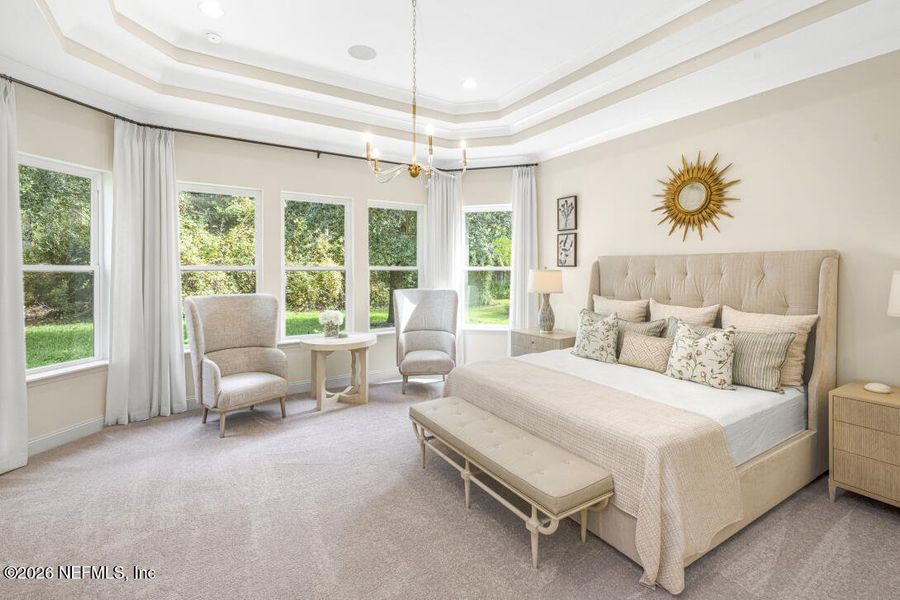 Furnished interior view inside a new home in , Fernandina Beach (Image 12).