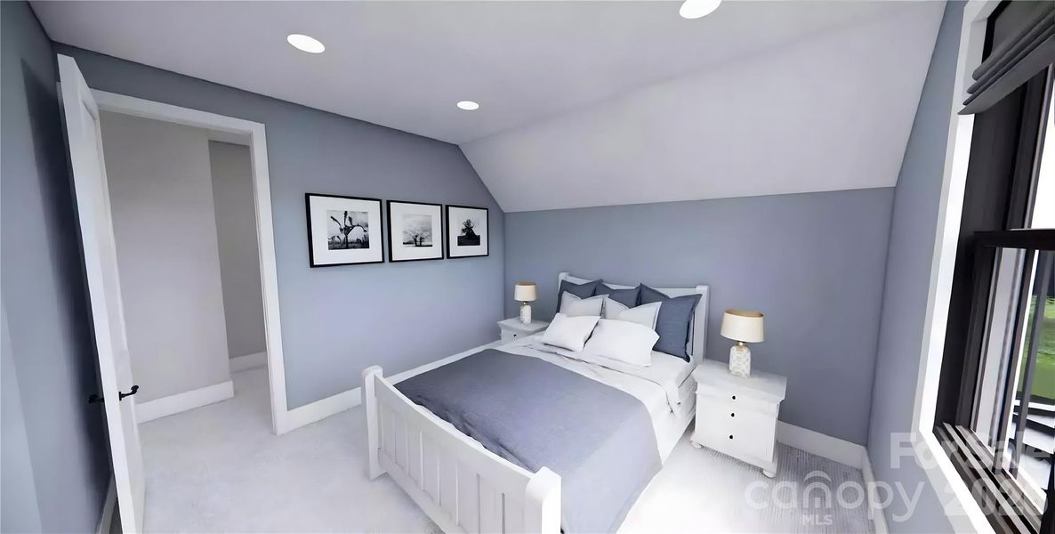 Furnished interior view inside a new home in , Mooresville (Image 35).