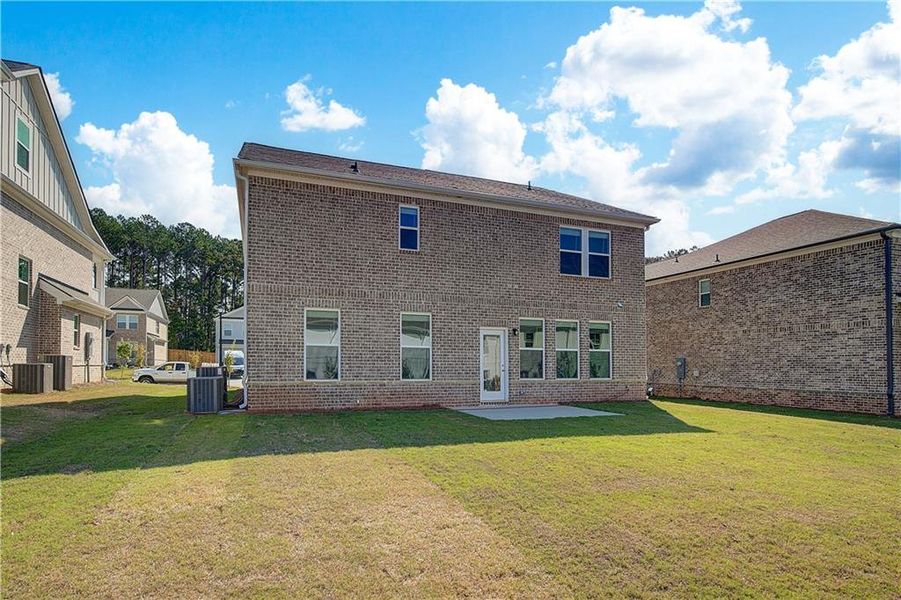 Exterior details and patio area of a home in Bowers Farm, McDonough (Image 2). Exterior details and patio area of a home in Bowers Farm, McDonough (Image 2).