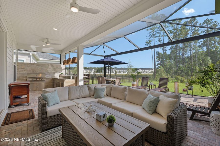 Exterior details and patio area of a home in , St. Augustine (Image 25).
