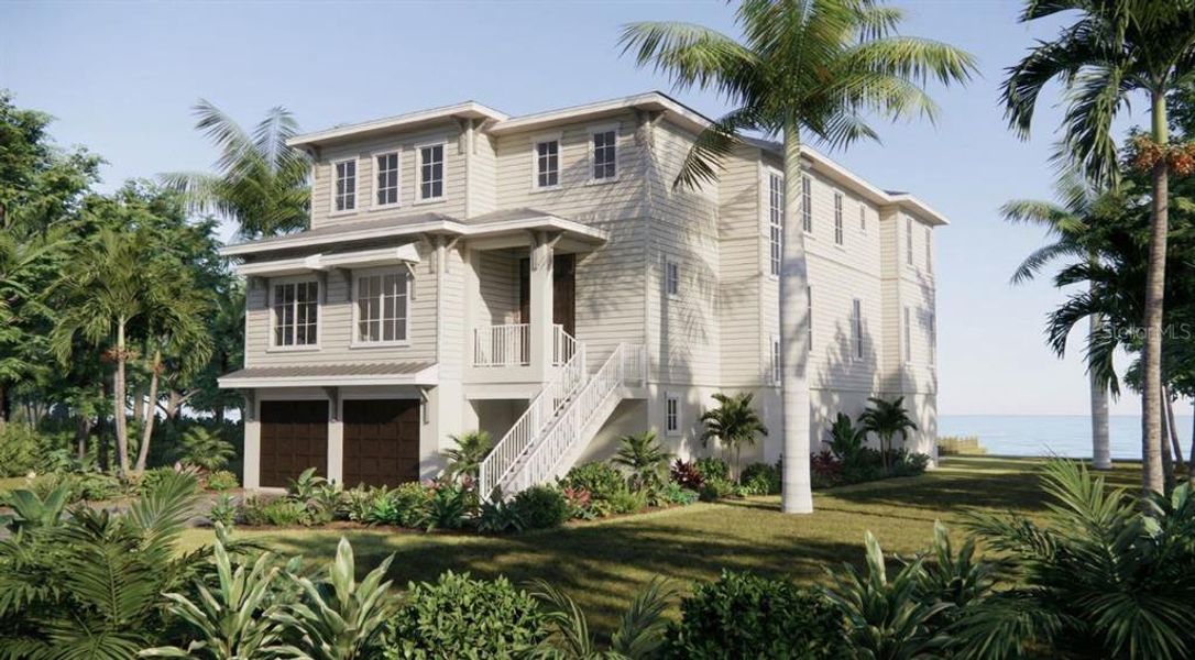 Front exterior of a new home in , St. Petersburg, FL, highlighting curb appeal (Image 4).