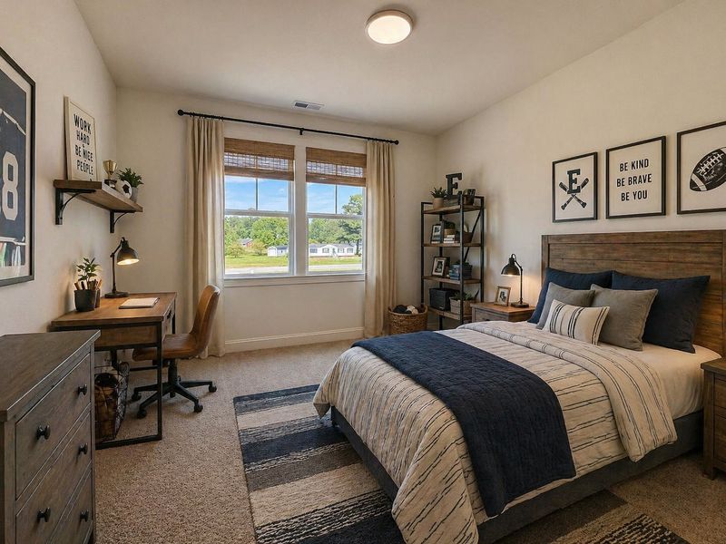 Furnished interior view inside a new home in Country Club Creek, Ayden (Image 6).