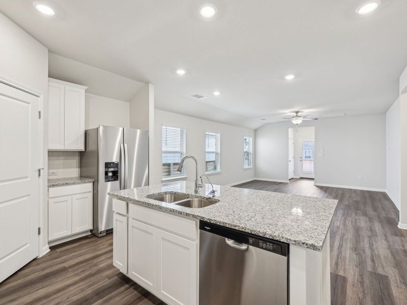 Furnished interior view inside a new home in Flora, Hutto (Image 4).