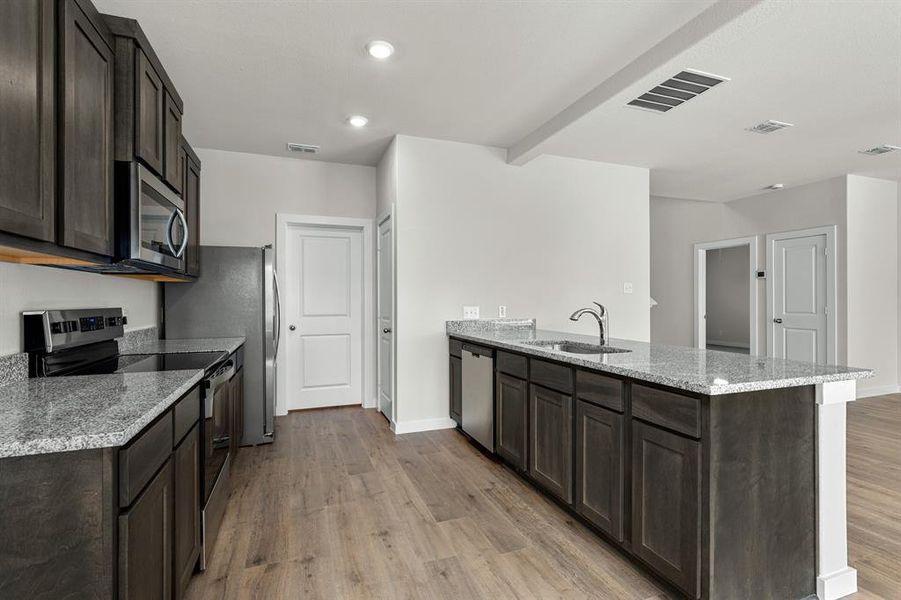 Furnished interior view inside a new home in Edmonds Ranch, Seagoville (Image 3).