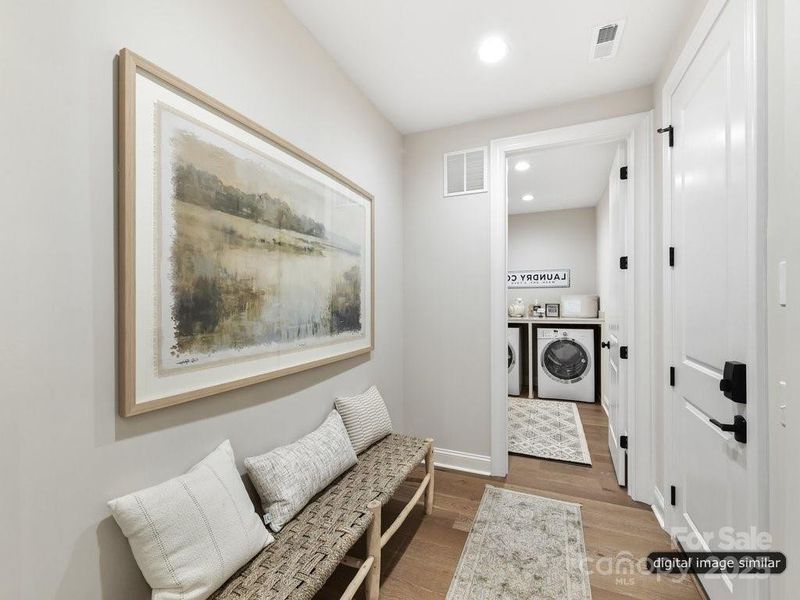 Furnished interior view inside a new home in McLean - South Shore, Clover (Image 25).