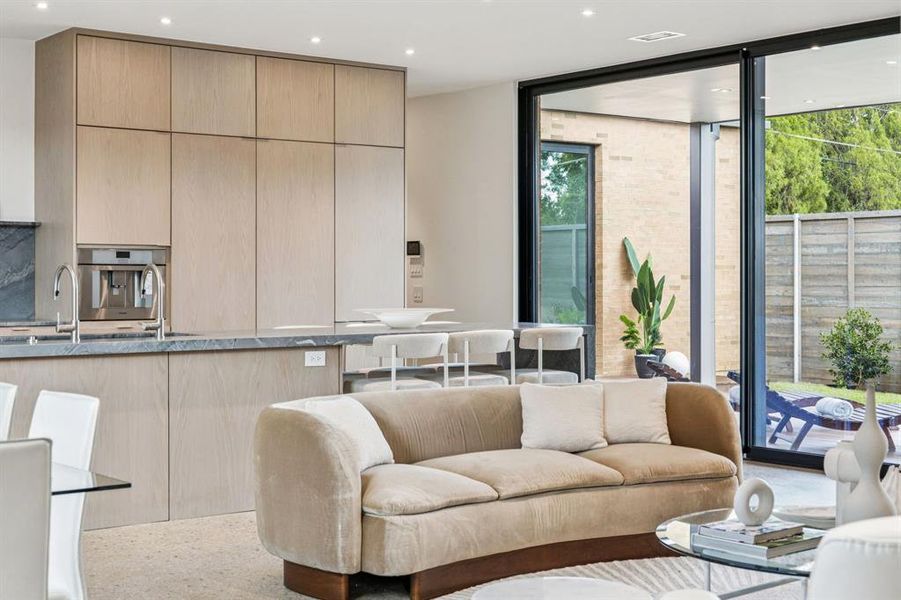 Furnished interior view inside a new home in , Dallas (Image 13). Furnished interior view inside a new home in , Dallas (Image 13).