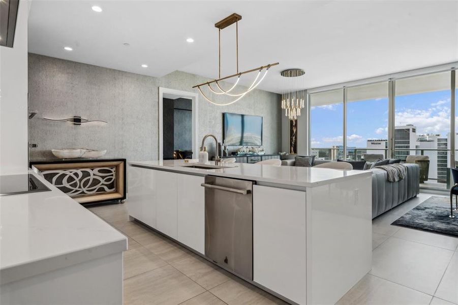 Furnished interior view inside a new home in , Sarasota (Image 12).