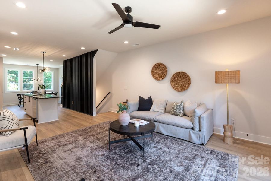 Furnished interior view inside a new home in , Charlotte (Image 29).