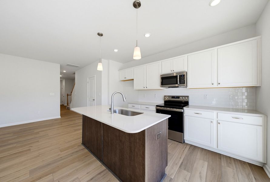Furnished interior view inside a new home in Sweetbrier, Durham (Image 8).