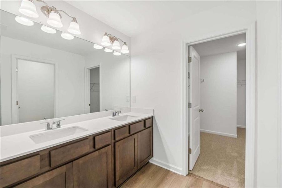 Furnished interior view inside a new home in The Pointe at Heron Bay, Locust Grove (Image 12).