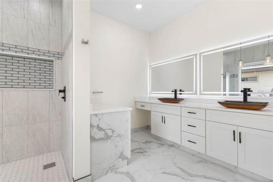 Furnished interior view inside a new home in , Palm Coast (Image 38).