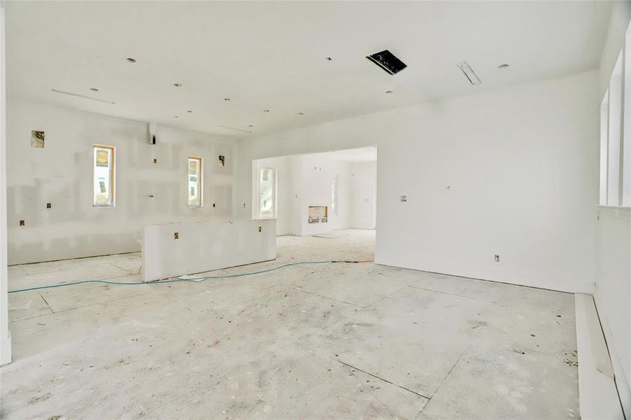 Kitchen and Breakfast Area - Open to the Living Room