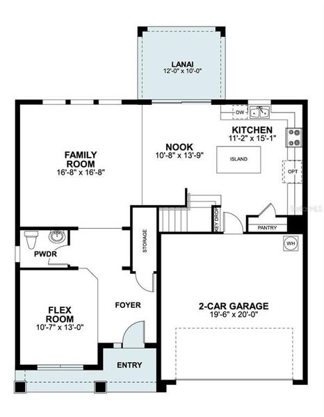 2D floor plan layout of this home in Bay Lake Farms, St. Cloud, FL (Image 2). 2D floor plan layout of this home in Bay Lake Farms, St. Cloud, FL (Image 2).