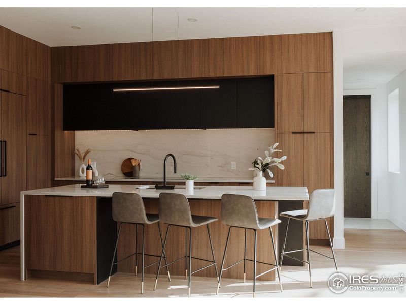 Furnished interior view inside a new home in , Boulder (Image 18).
