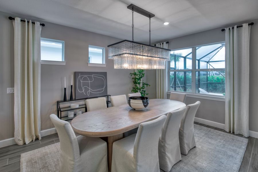 Furnished interior view inside a new home in Costa Pointe, Vero Beach (Image 17).