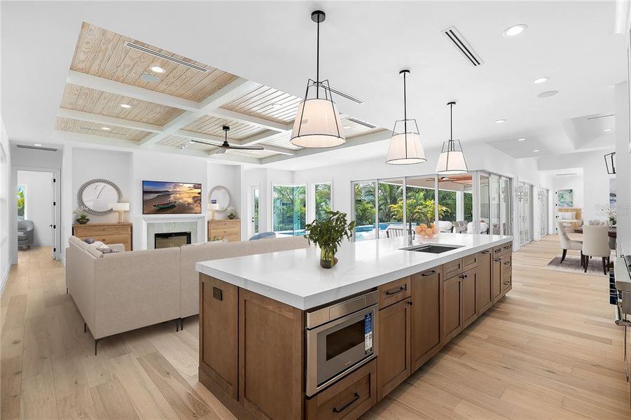 Furnished interior view inside a new home in , Boca Grande (Image 13).