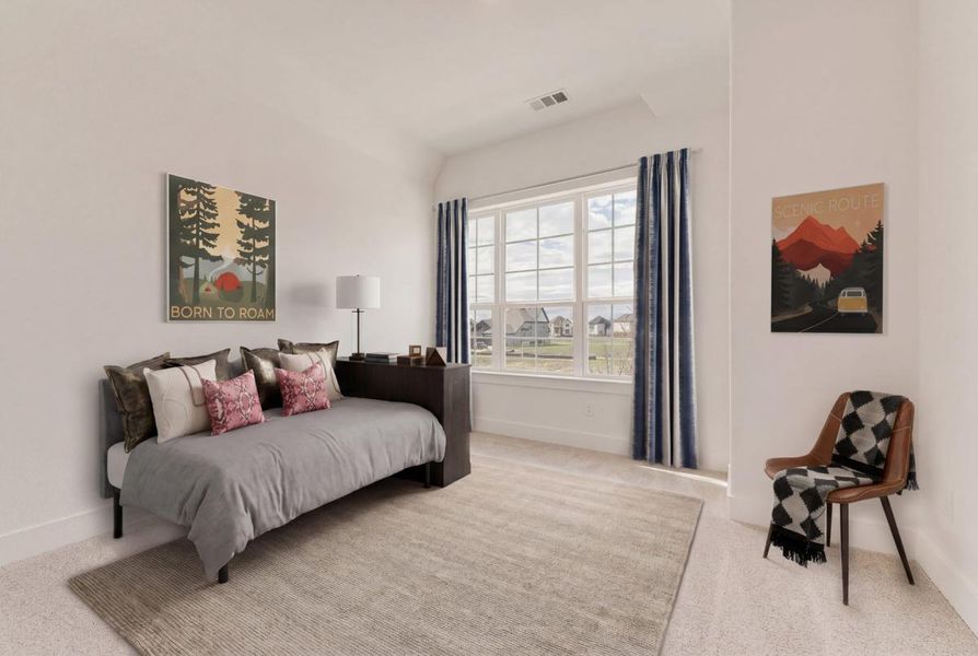 Furnished interior view inside a new home in Edgewater, Fate (Image 18).