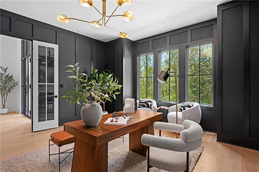 Furnished interior view inside a new home in , Milton (Image 10).