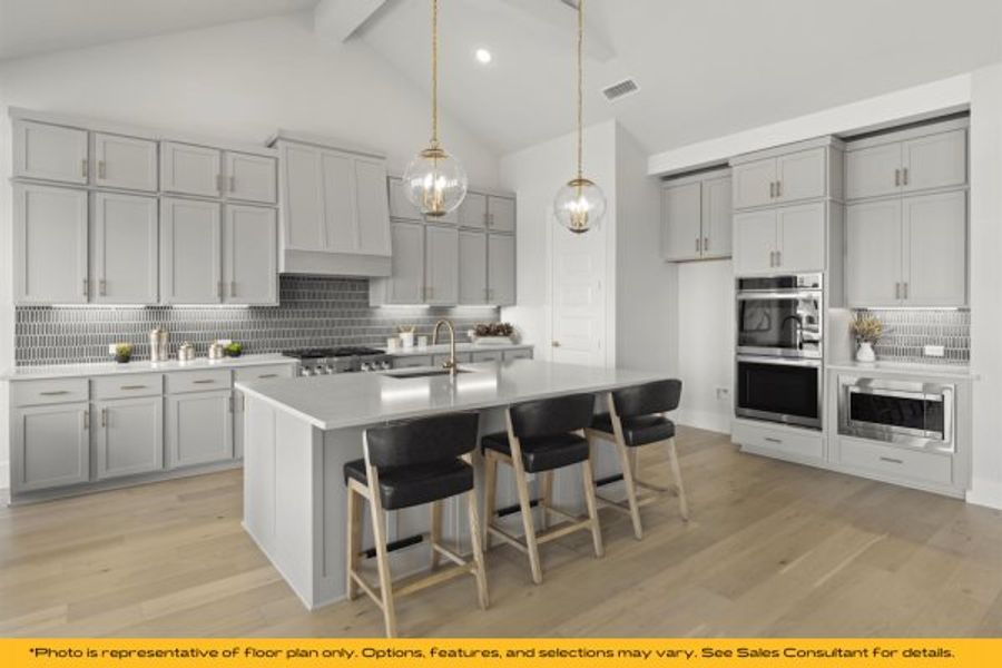 Representative furnished interior of a home built from the St Lucia by Stonefield Homes in Heath Golf and Yacht Club, Rockwall (Image 32).