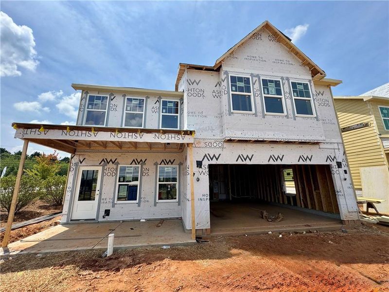 In-progress construction of a new home in Eastlyn Crossing, Flowery Branch, GA (Image 20). In-progress construction of a new home in Eastlyn Crossing, Flowery Branch, GA (Image 20).