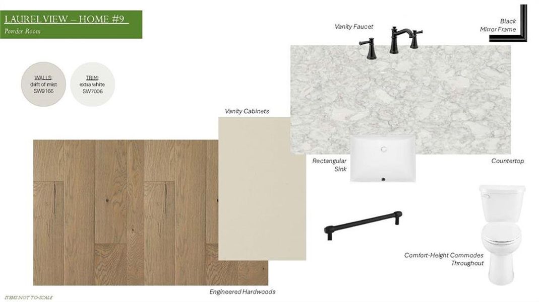 Sample of building materials used in homes in Laurel View, Suwanee (Image 28).