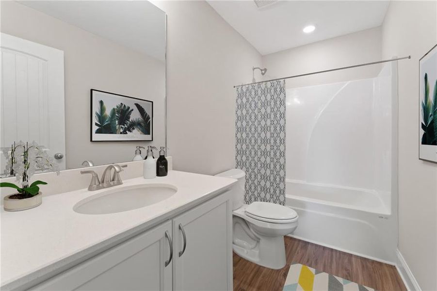 Furnished interior view inside a new home in , Villa Rica (Image 25).