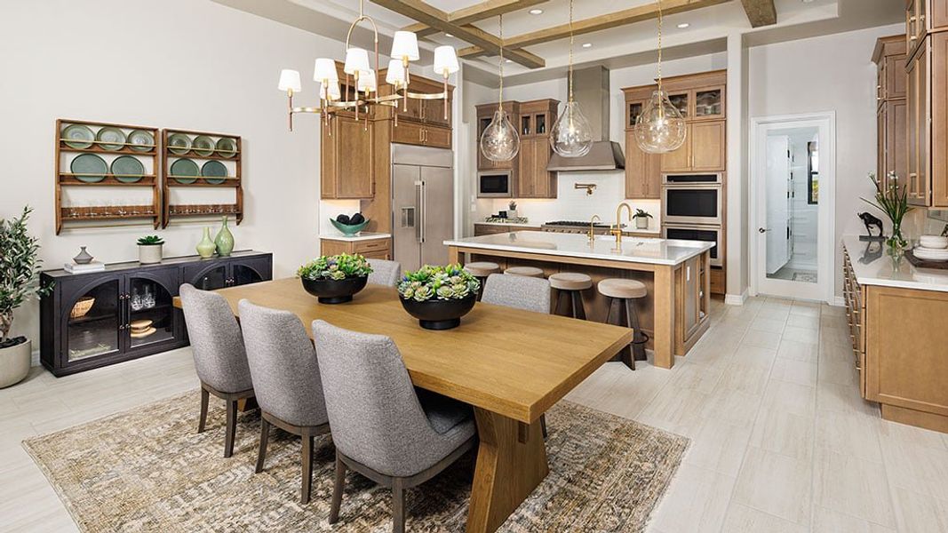 Representative furnished interior of a home built from the Alder by Taylor Morrison in Verdin Capstone Collection, Phoenix (Image 7).