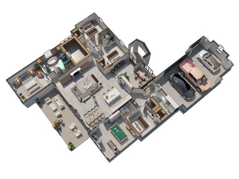 2D floor plan layout of this home in , Georgetown, TX (Image 6).