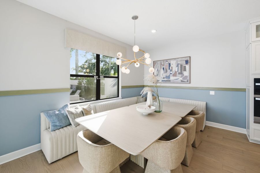 Representative furnished interior of a home built from the Scarlett by DiVosta in The Reserve at Eastpointe, Palm Beach Gardens (Image 19).