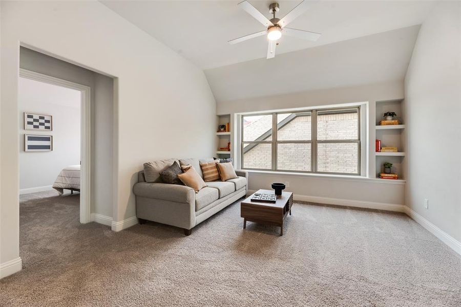 Furnished interior view inside a new home in Mercer Meadows, Royse City (Image 22).