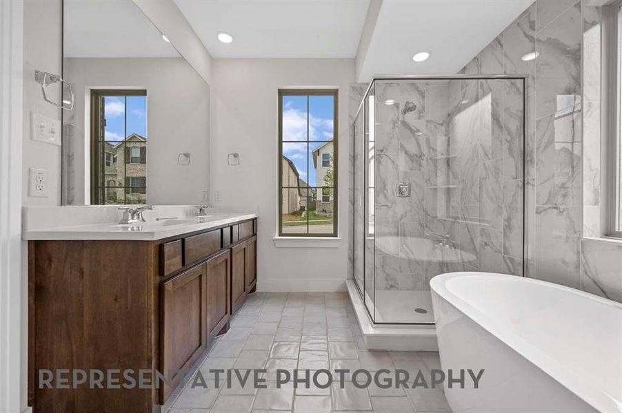 Furnished interior view inside a new home in Wellington, Haslet (Image 12).