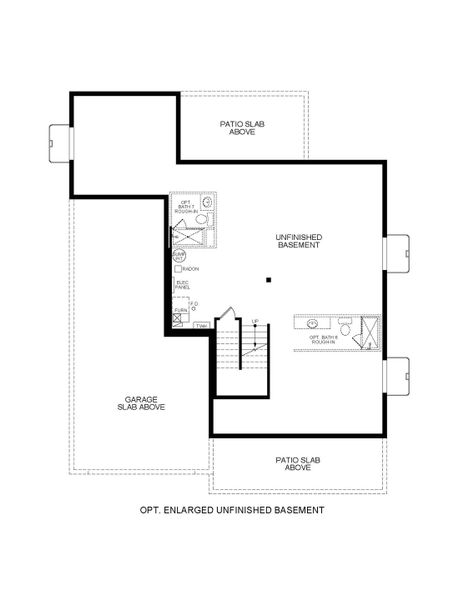 2D floor plan layout for the 6240 by Scott Felder Homes in Westerly, Erie, CO (Image 8).