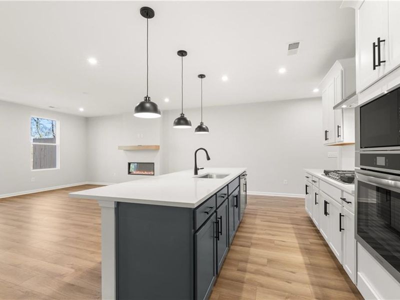 Furnished interior view inside a new home in Lake Shore, Winder (Image 7).